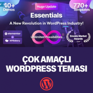 Essentials Mükemmel WordPress Teması