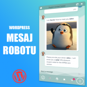 WordPress ChatBot – Mesaj Robotu Eklentisi